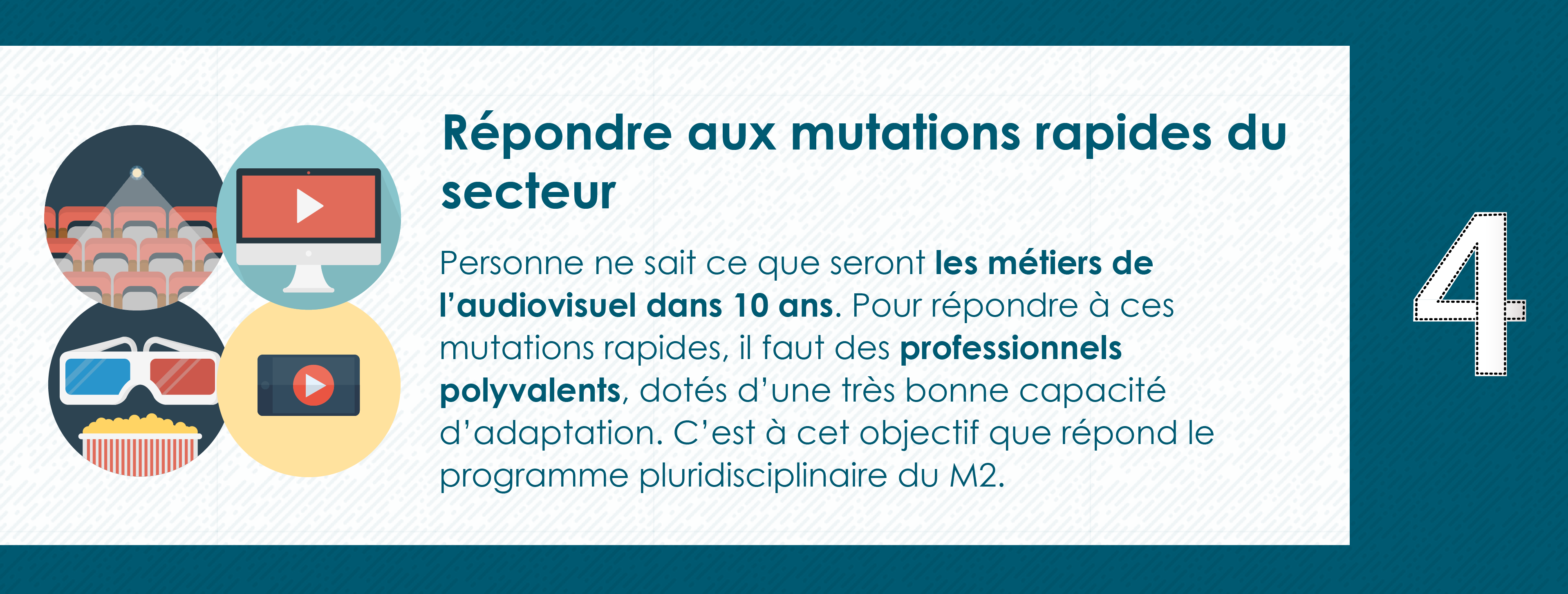 Pourquoi rejoindre le Master 2 Industrie Audiovisuelle de Paris 8 - Préparation aux mutations rapides du secteur